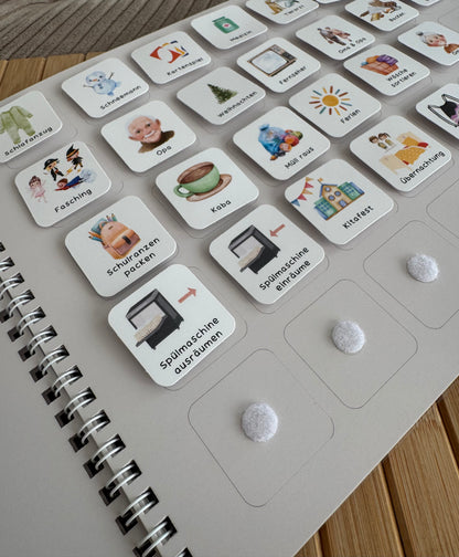 Sortierheft für Planerkärtchen