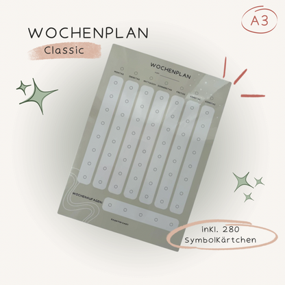 Wochenplan A3 Classic laminiert