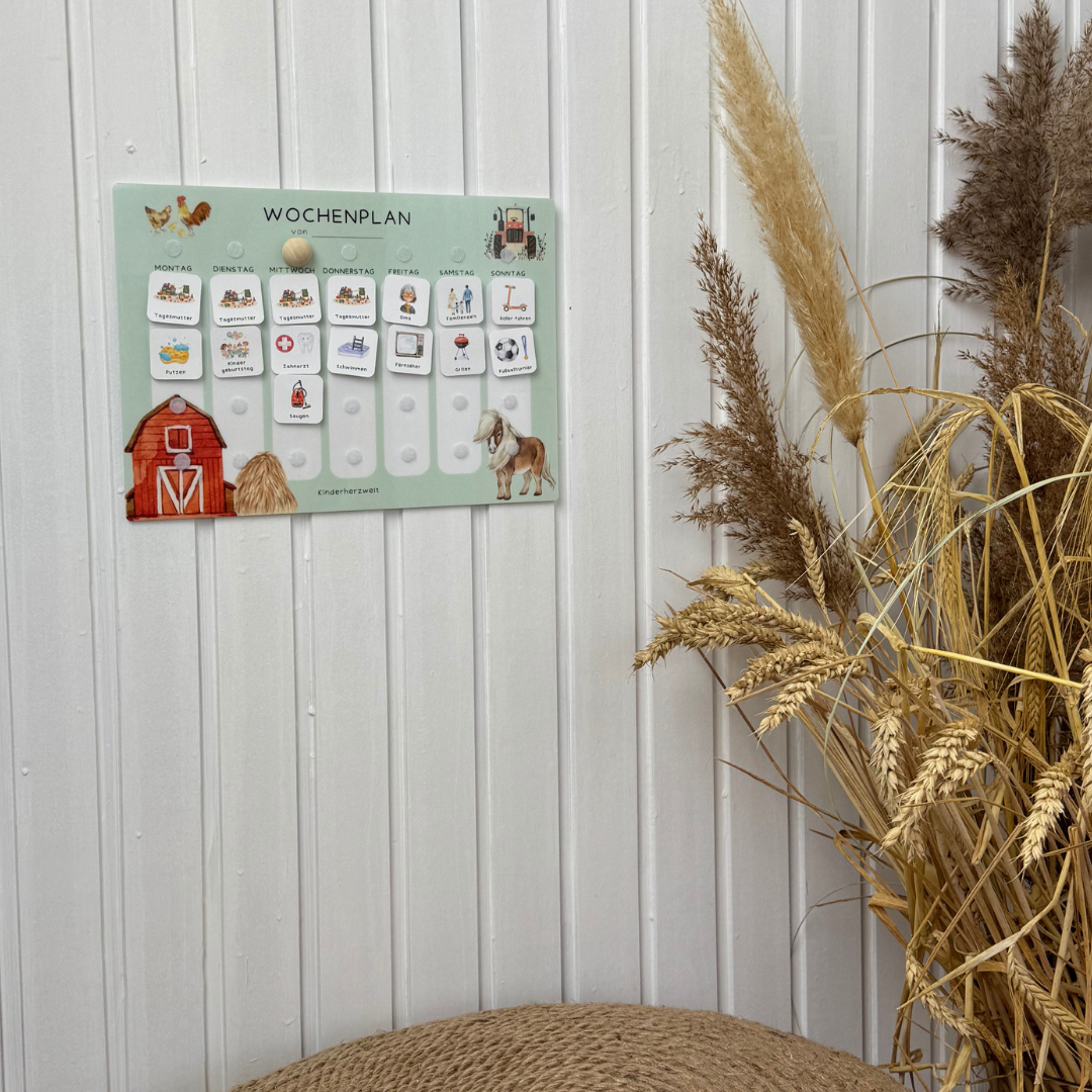 Komplett-Set Bauernhoffreude laminiert