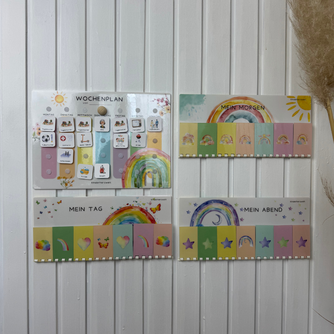 Komplett-Set Regenbogen laminiert