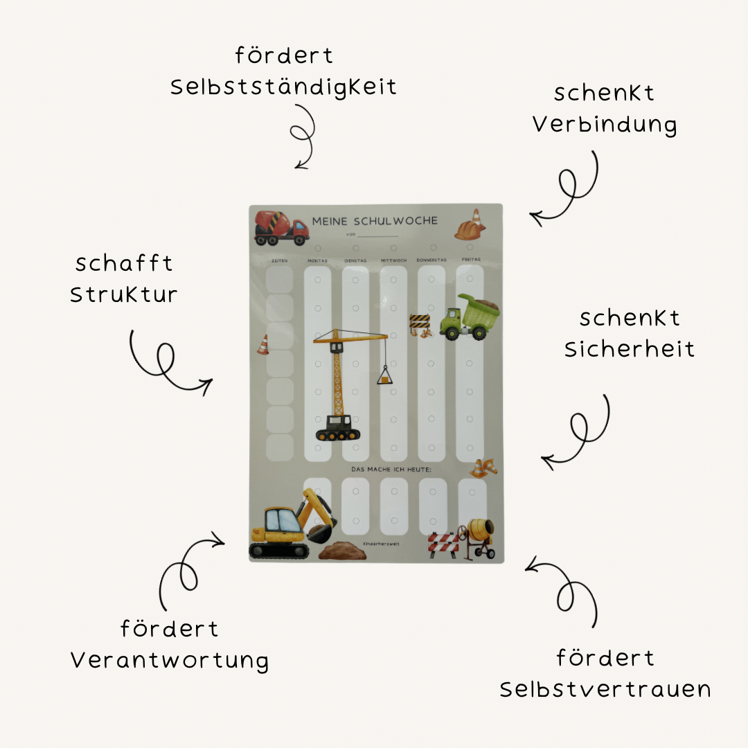 Schulplaner "Baustelle"