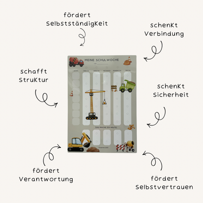 Schulplaner "Baustelle"