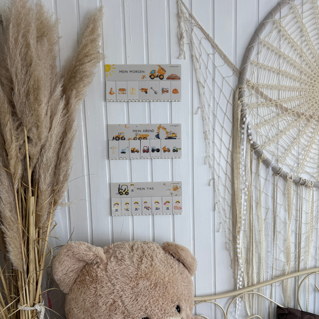 Routineplaner Set "Im Einsatz" laminiert