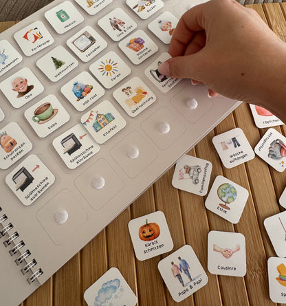 Sortierheft für Planerkärtchen