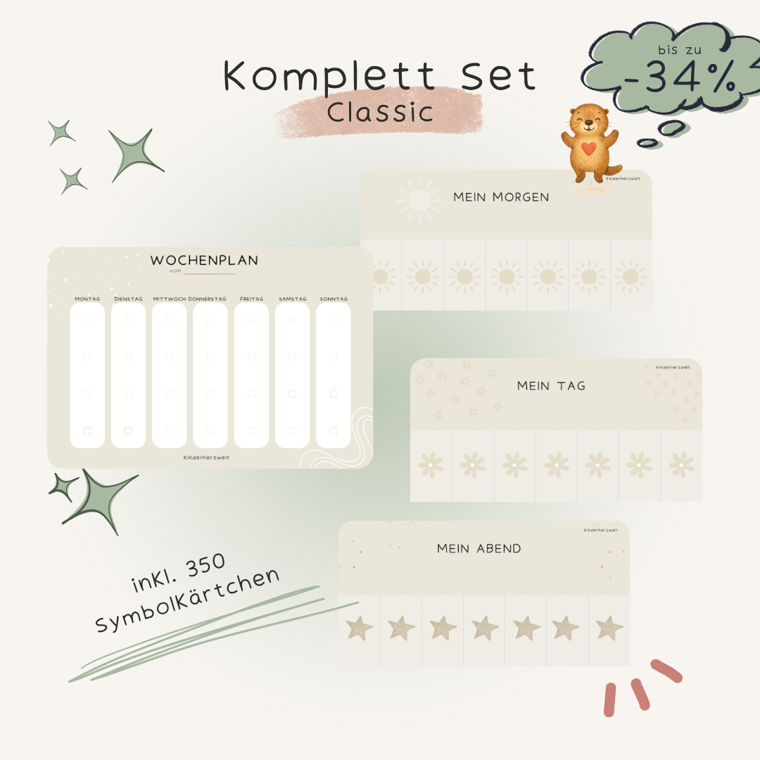 Komplett-Set Classic laminiert