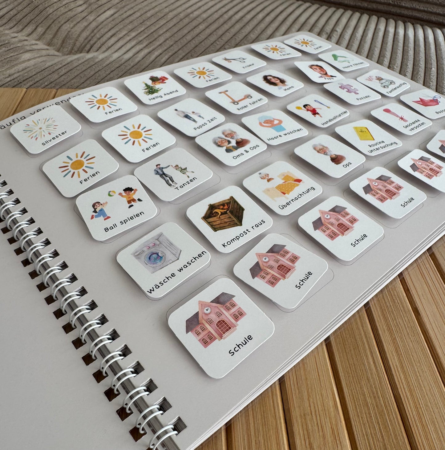 Sortierheft für Planerkärtchen