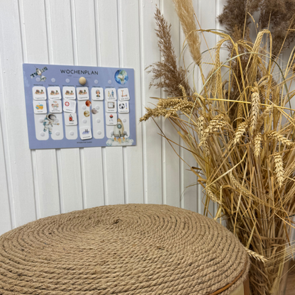 Komplett-Set Weltraumhelden laminiert