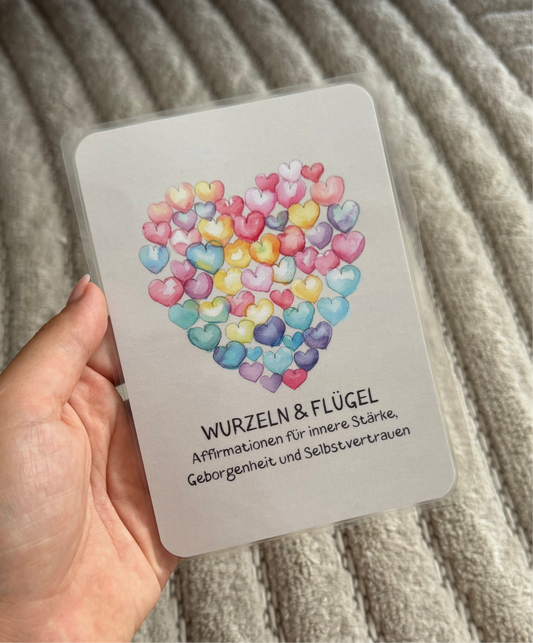 Affirmationskarten „Wurzeln & Flügel“ - Versand ab KW 37