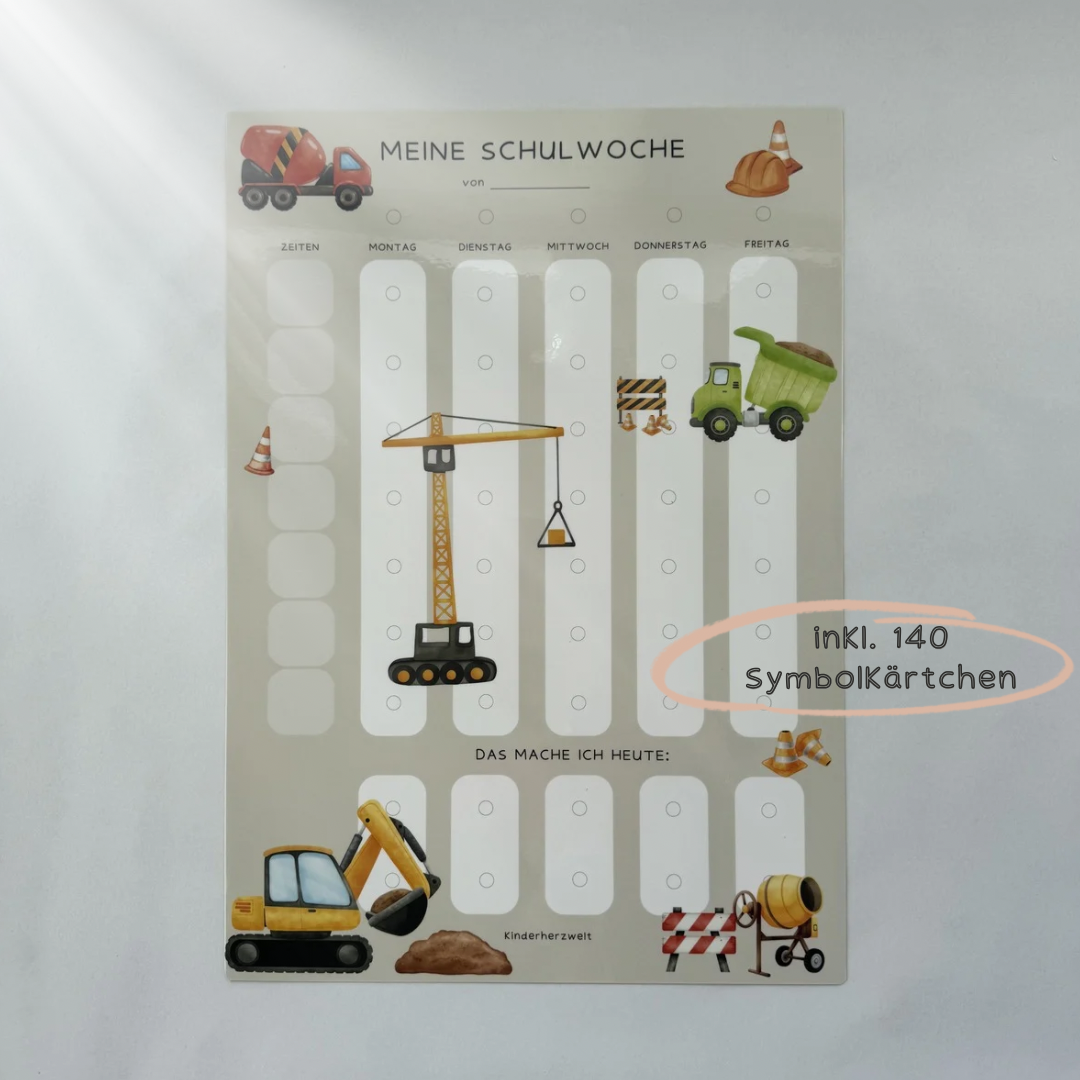Schulplaner "Baustelle"