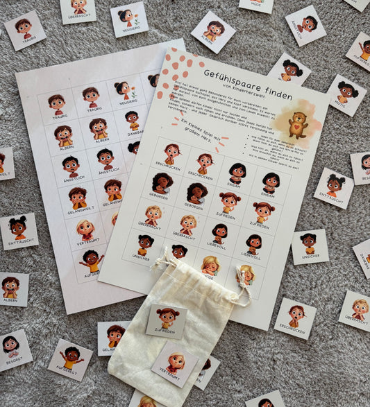 Gefühlspaare Suchspiel