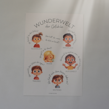 Gefühlsposter "Wunderwelt der Gefühle"