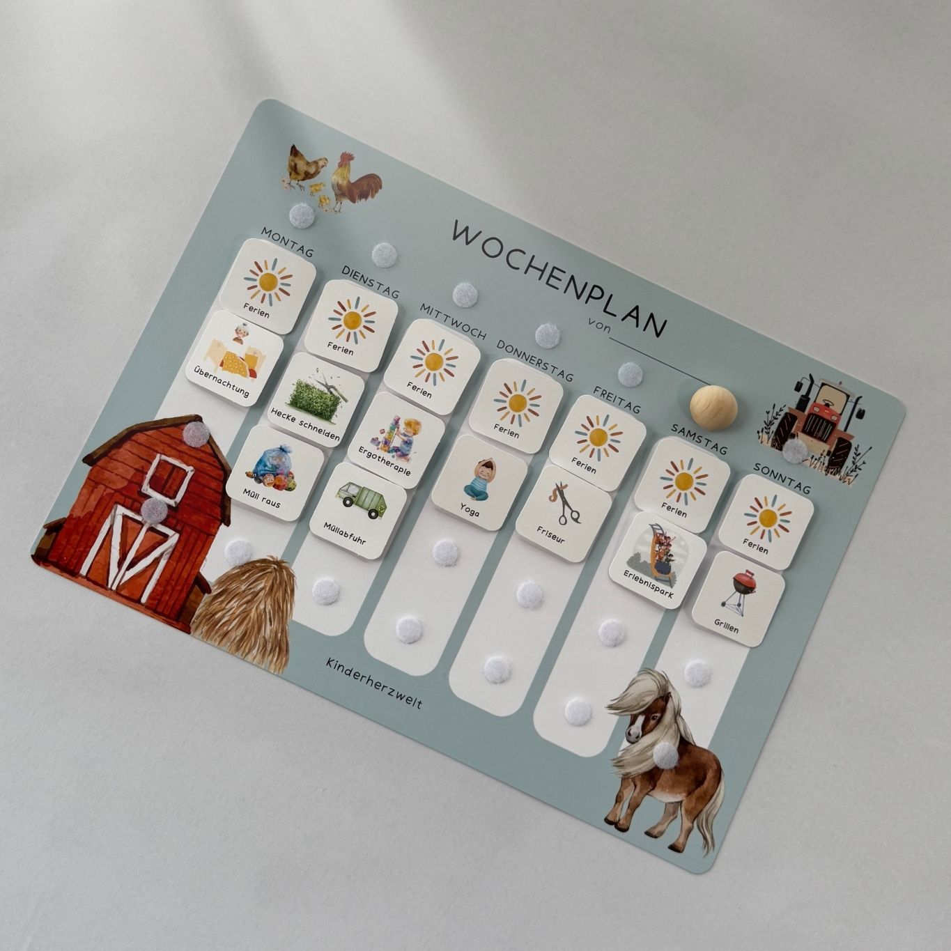 Komplett-Set Bauernhoffreude (Ausverkauf Vorgängermodell folienkaschiert)