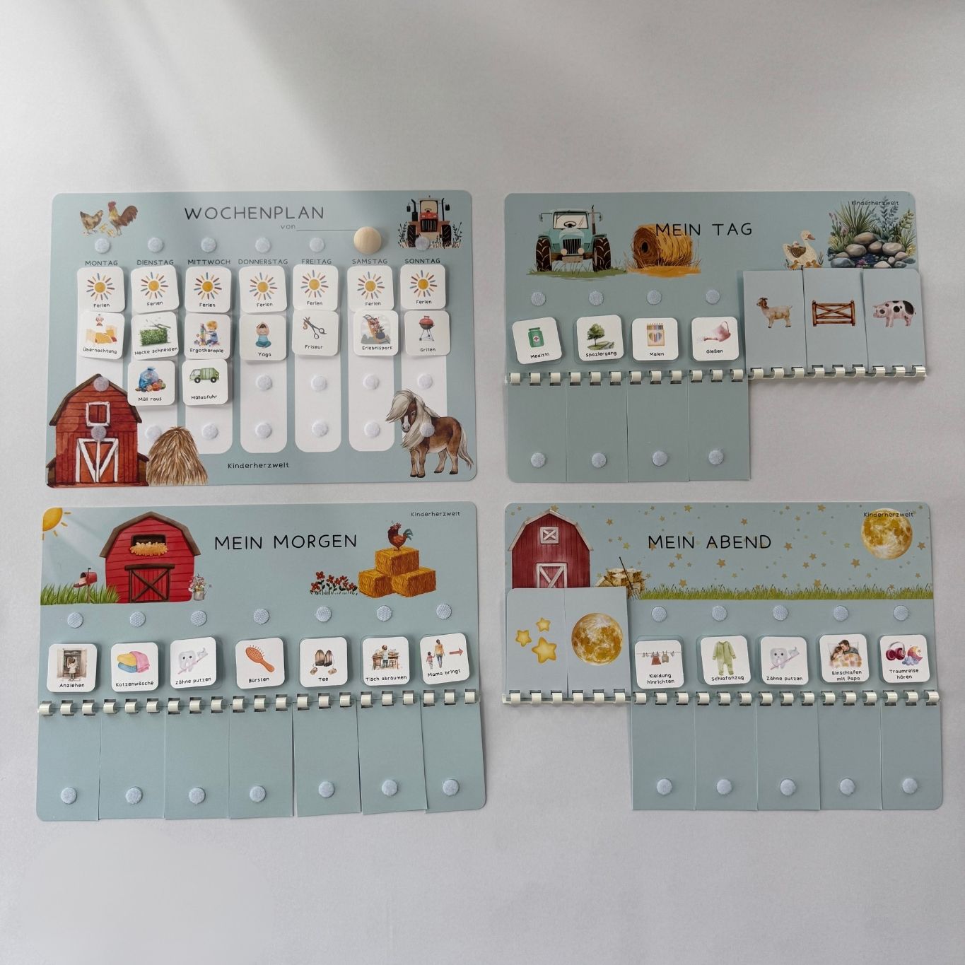 Komplett-Set Bauernhoffreude (Ausverkauf Vorgängermodell folienkaschiert)