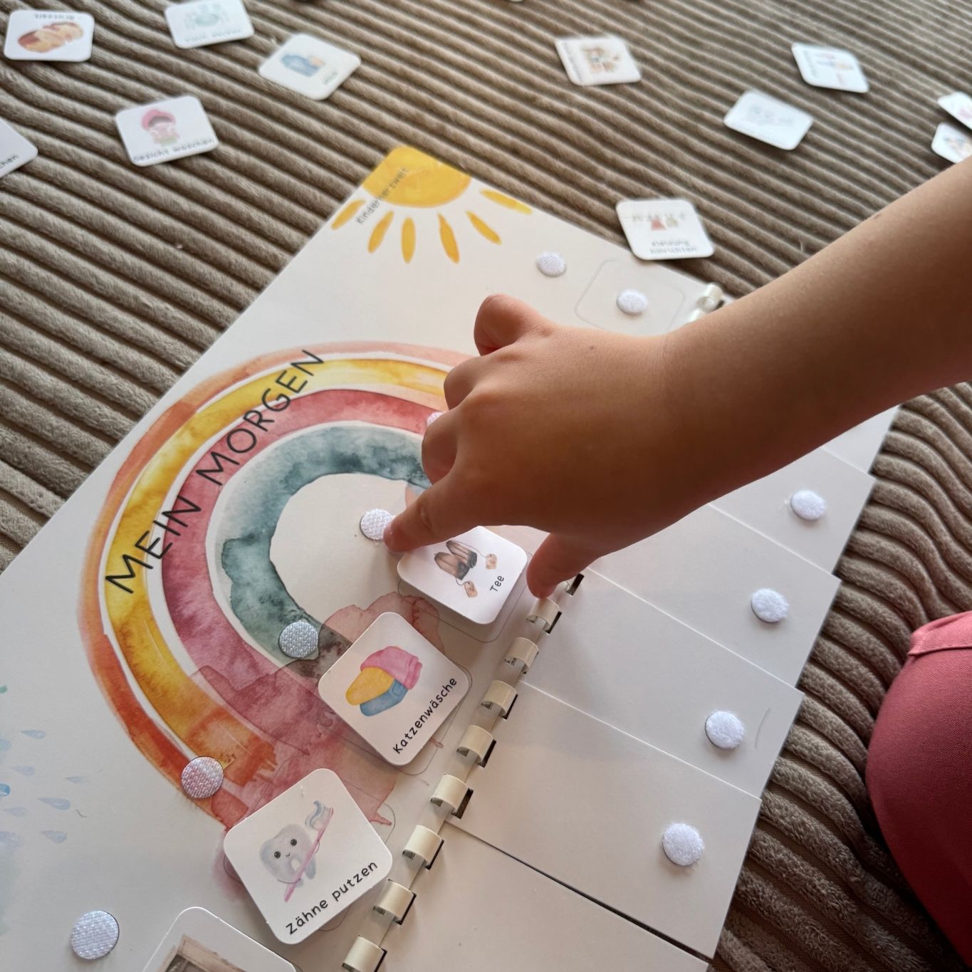 Routineplaner Set Wald laminiert