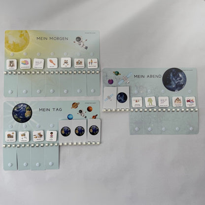 Komplett-Set Weltraumhelden (Ausverkauf Vorgängermodell folienkaschiert)