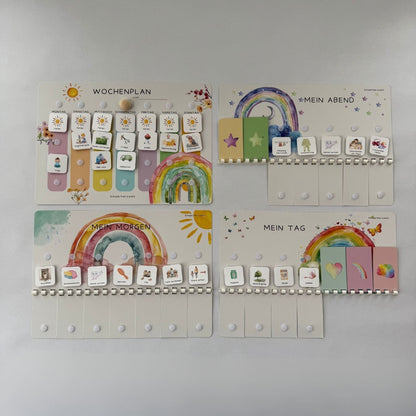 Komplett-Set Regenbogen (Ausverkauf Vorgängermodell folienkaschiert)