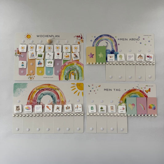 Komplett-Set Regenbogen (Ausverkauf Vorgängermodell folienkaschiert)